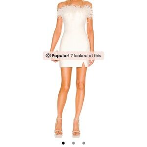 Likely Off-Shoulder Cream Mini Dress